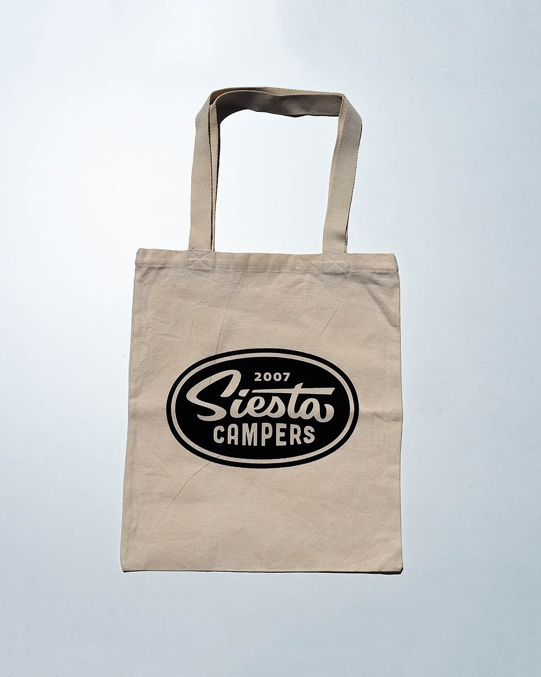 Siesta Campers canvas tote bag, small